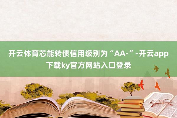 开云体育芯能转债信用级别为“AA-”-开云app下载ky官方网站入口登录