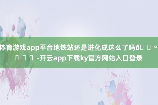 体育游戏app平台地铁站还是进化成这么了吗😺 ​​​-开云app下载ky官方网站入口登录